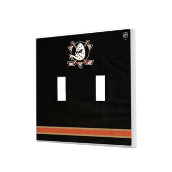 Anaheim Ducks Double Toggle Lightswitch Plate