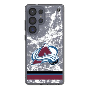 Colorado Avalanche Galaxy Stripe Clear Ice Case
