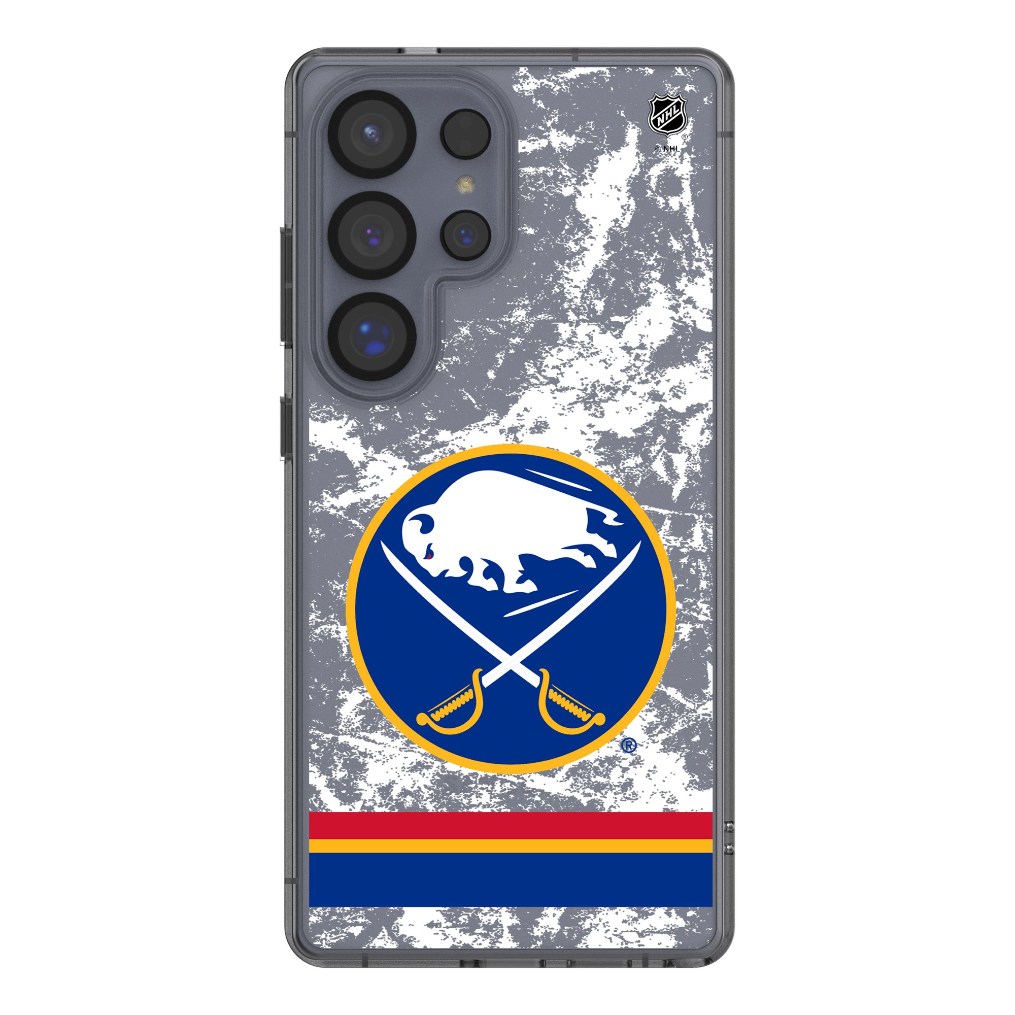 Buffalo Sabres Galaxy Stripe Clear Ice Case Buffalo Sabres Galaxy Stripe Clear Ice Case
