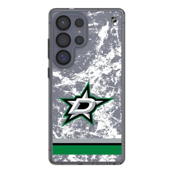 Dallas Stars Galaxy Stripe Clear Ice Case
