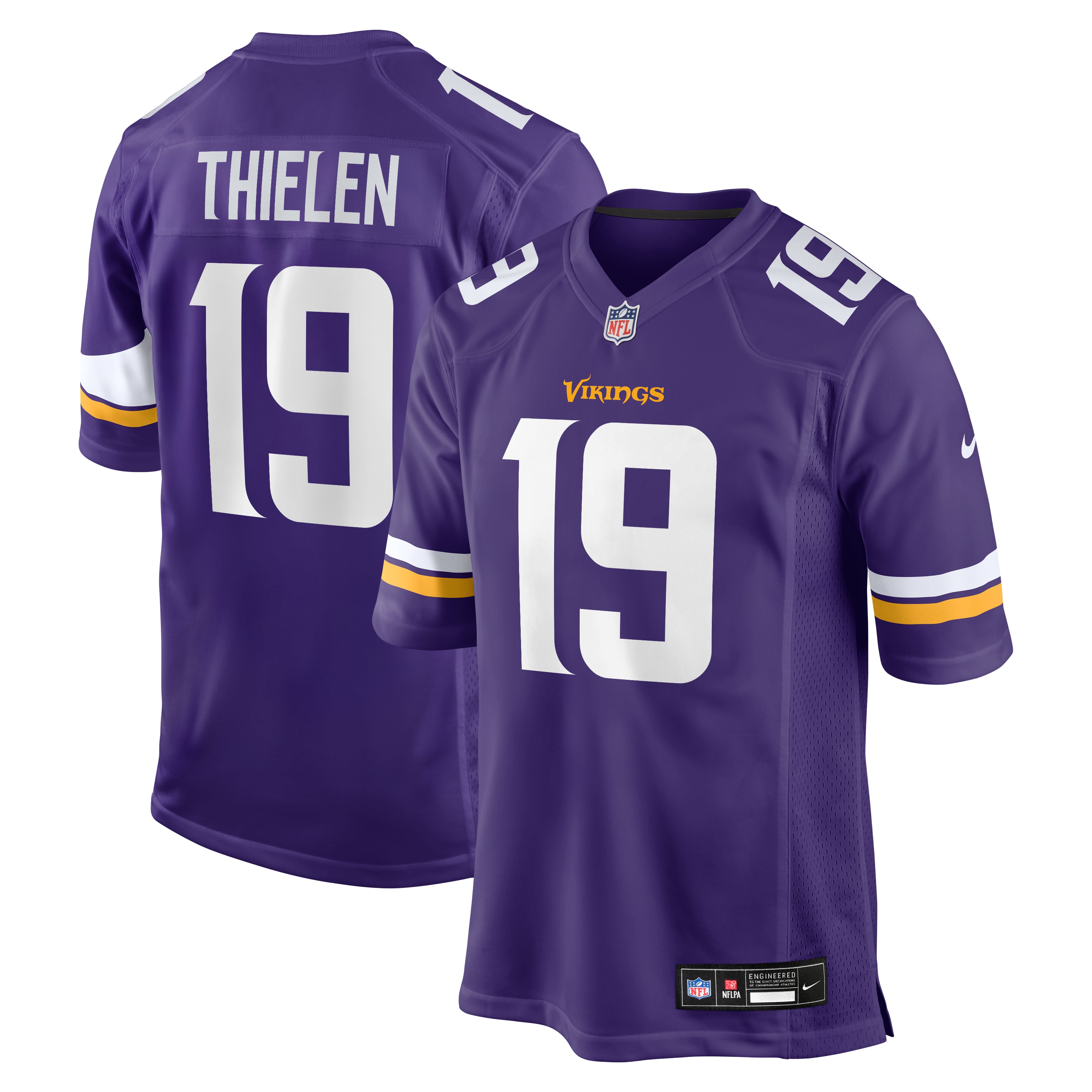 Men's Nike Adam Thielen Purple Minnesota Vikings Game Jersey