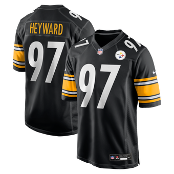 Men's Nike Cameron Heyward Black Pittsburgh Steelers Game Jersey