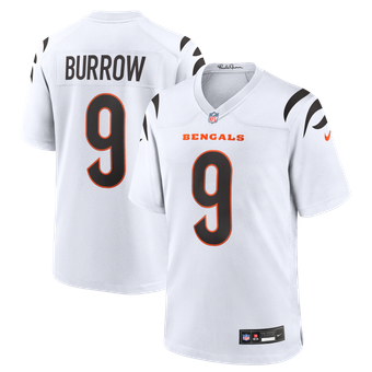 Men's Nike Joe Burrow White Cincinnati Bengals - Game Jersey