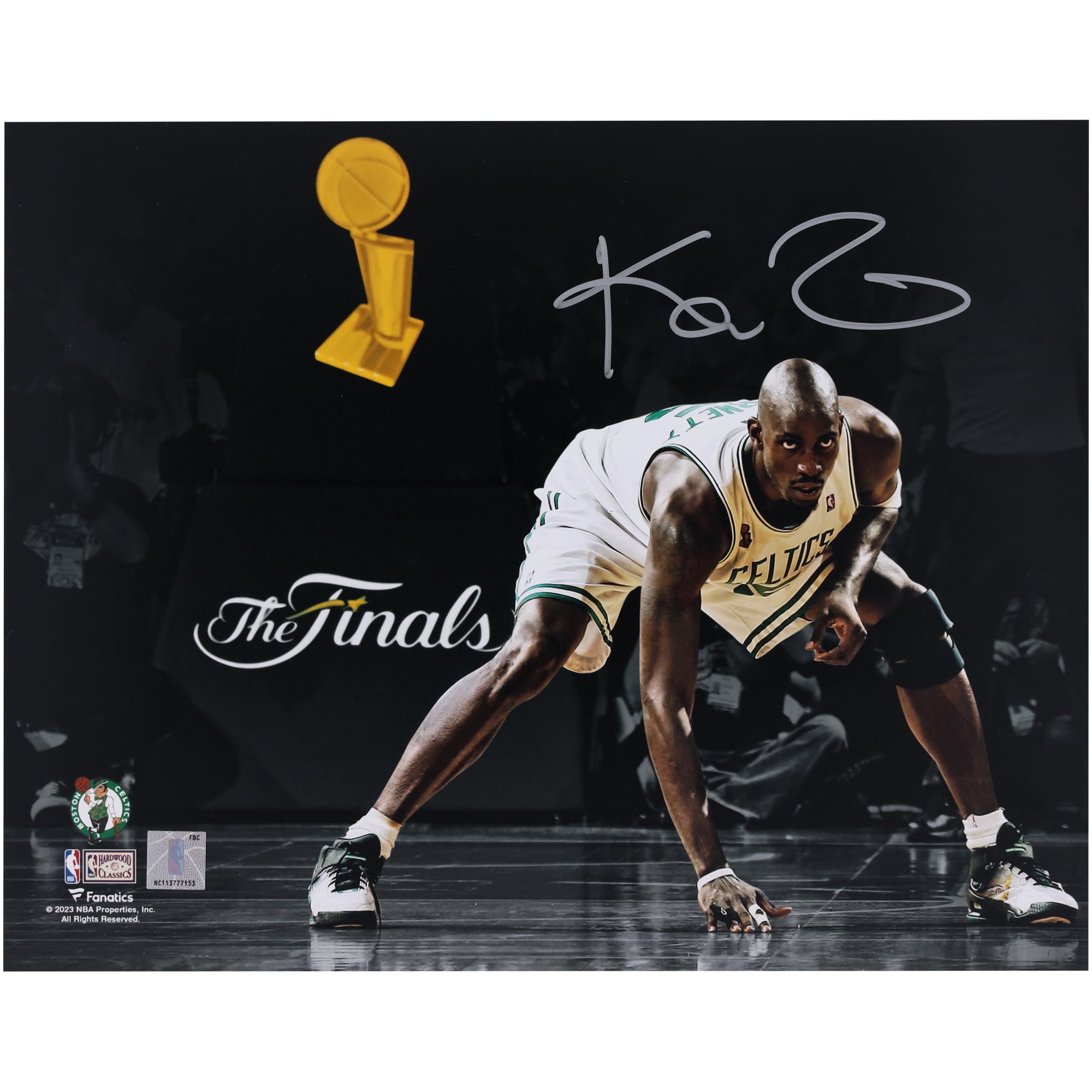 Kevin Garnett Boston Celtics Autographed 11" x 14" Spotlight Photograph