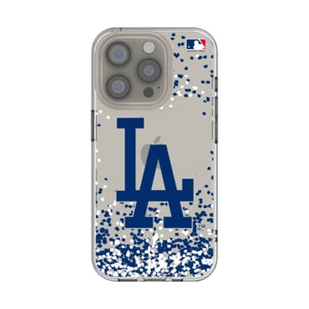 Los Angeles Dodgers iPhone Confetti Design Clear Case