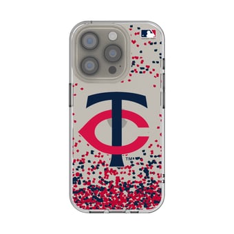 Minnesota Twins iPhone Confetti Design Clear Case