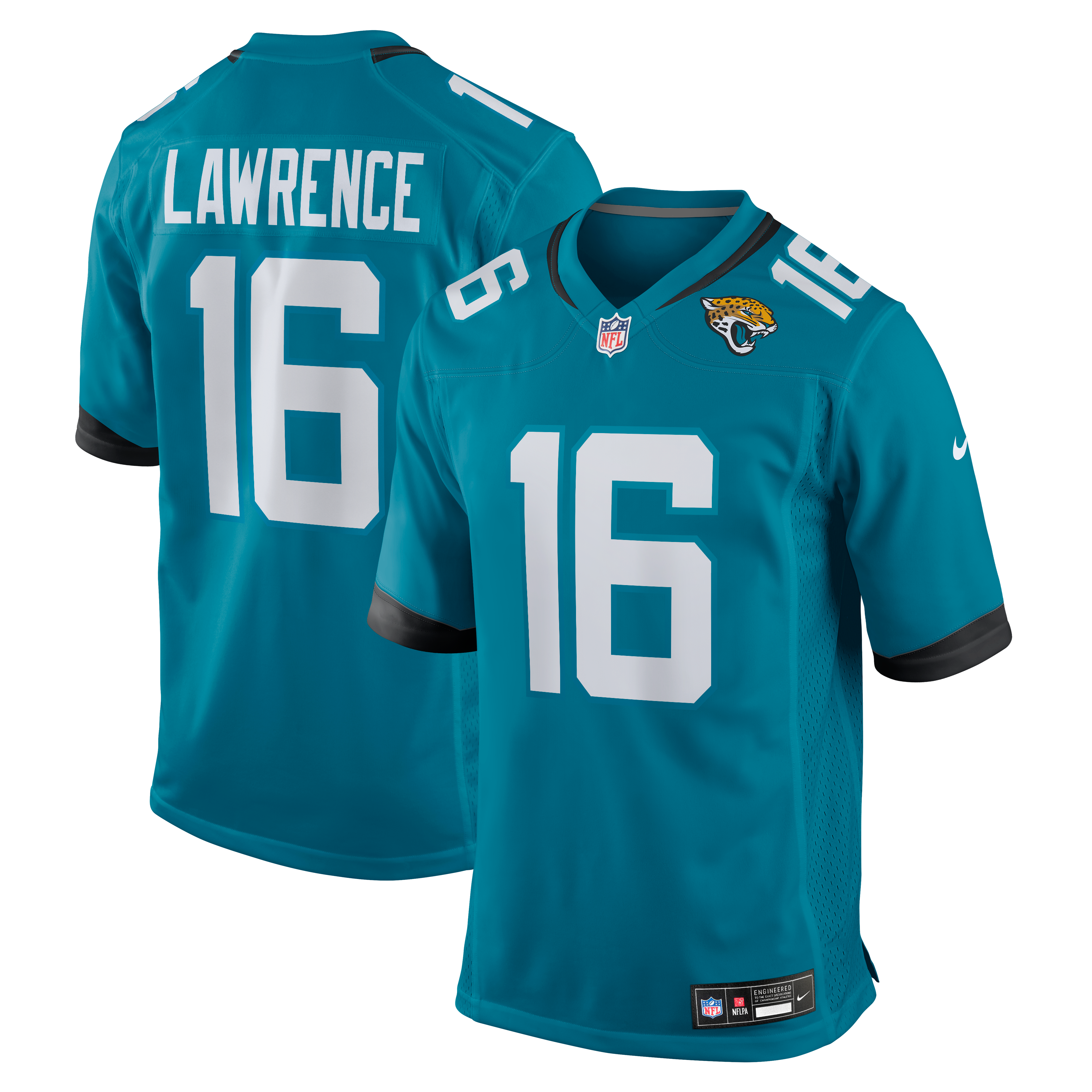 Men's Nike Trevor Lawrence Teal Jacksonville Jaguars Game Jersey