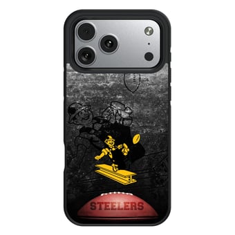 Keyscaper Pittsburgh Steelers Bump Case with 8.2ft Drop Protection