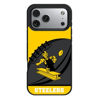Keyscaper Pittsburgh Steelers Bump Case with 8.2ft Drop Protection
