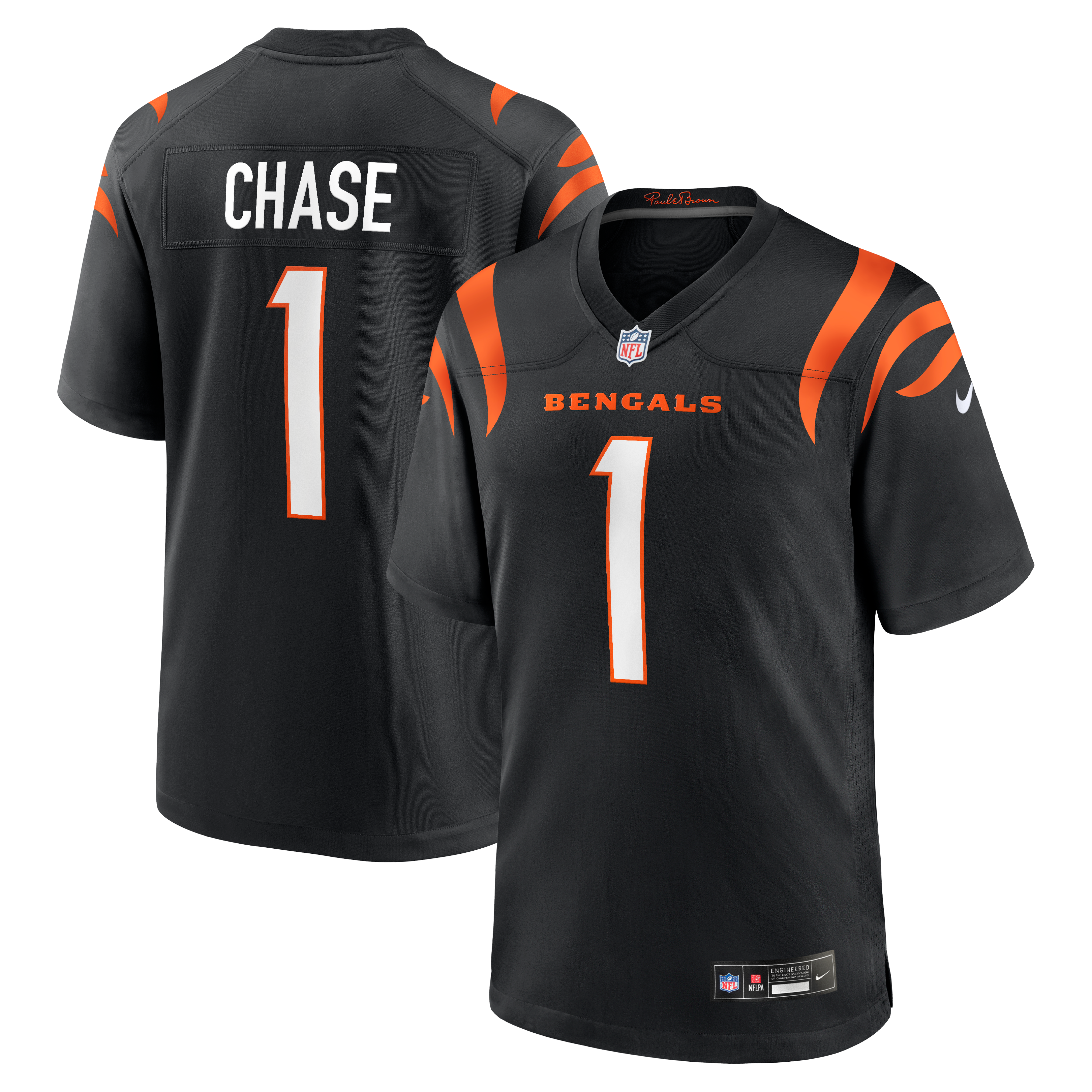 Men’s Nike Ja’Marr Chase Black Cincinnati Bengals Game Jersey Men’s Nike Ja’Marr Chase Black Cincinnati Bengals Game Jersey
