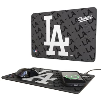 Keyscaper Los Angeles Dodgers 15W Fast Wireless Charger and Mouse Pad