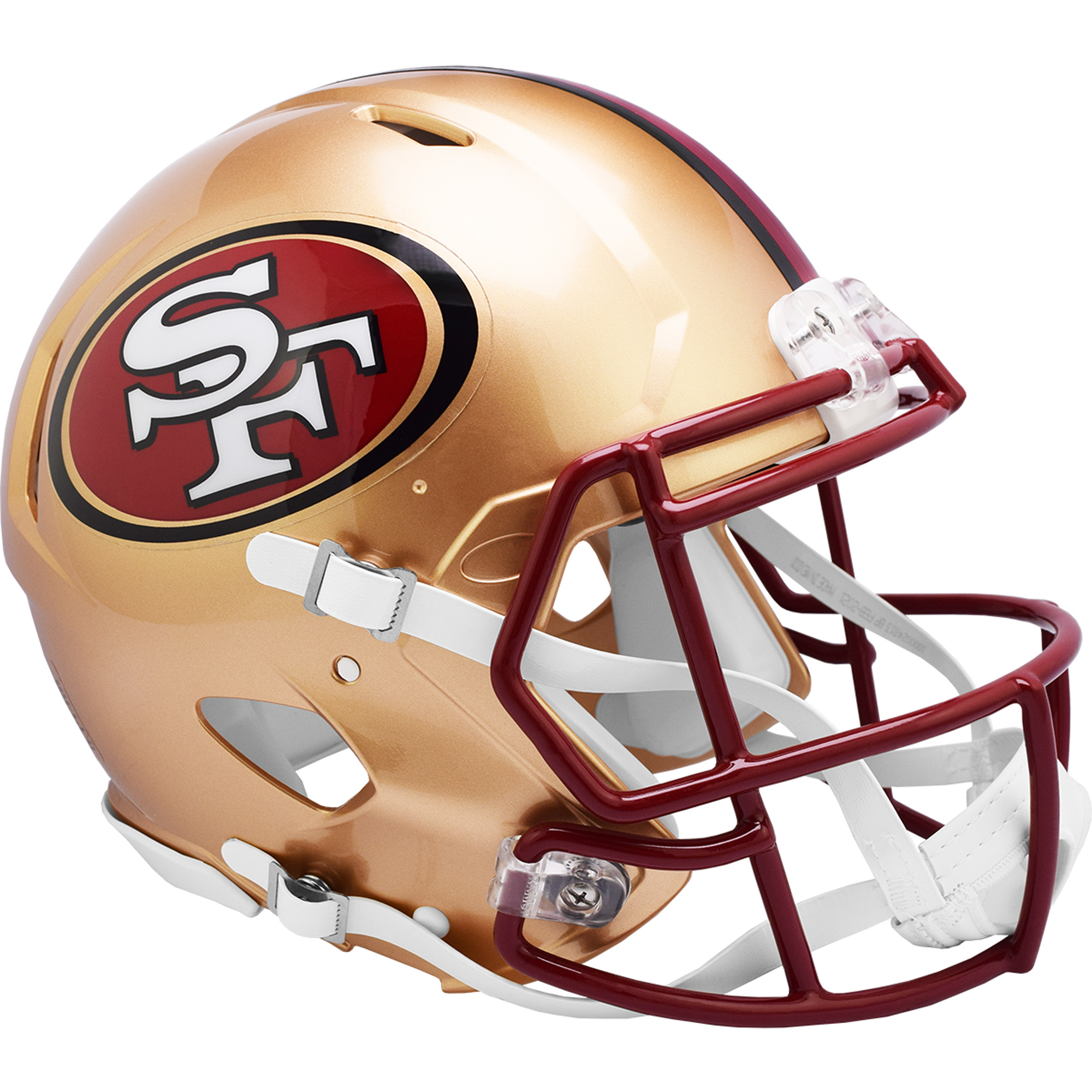 San Francisco 49ers Riddell 1996-2008 Speed Throwback Authentic Helmet