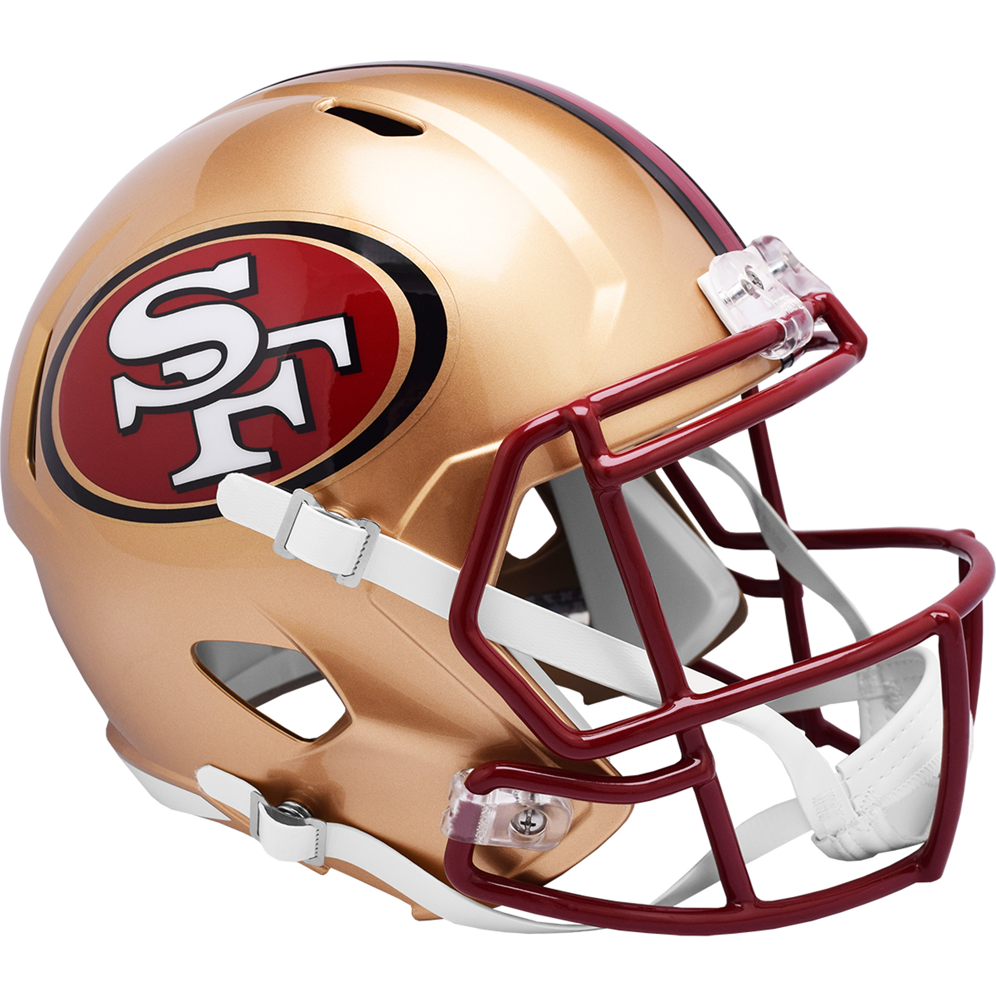 San Francisco 49ers Riddell 1996-2008 Speed Throwback Replica Helmet
