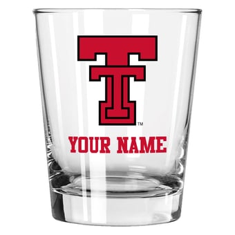 Texas Tech Red Raiders 15oz. Personalized Double Old Fashioned Glass