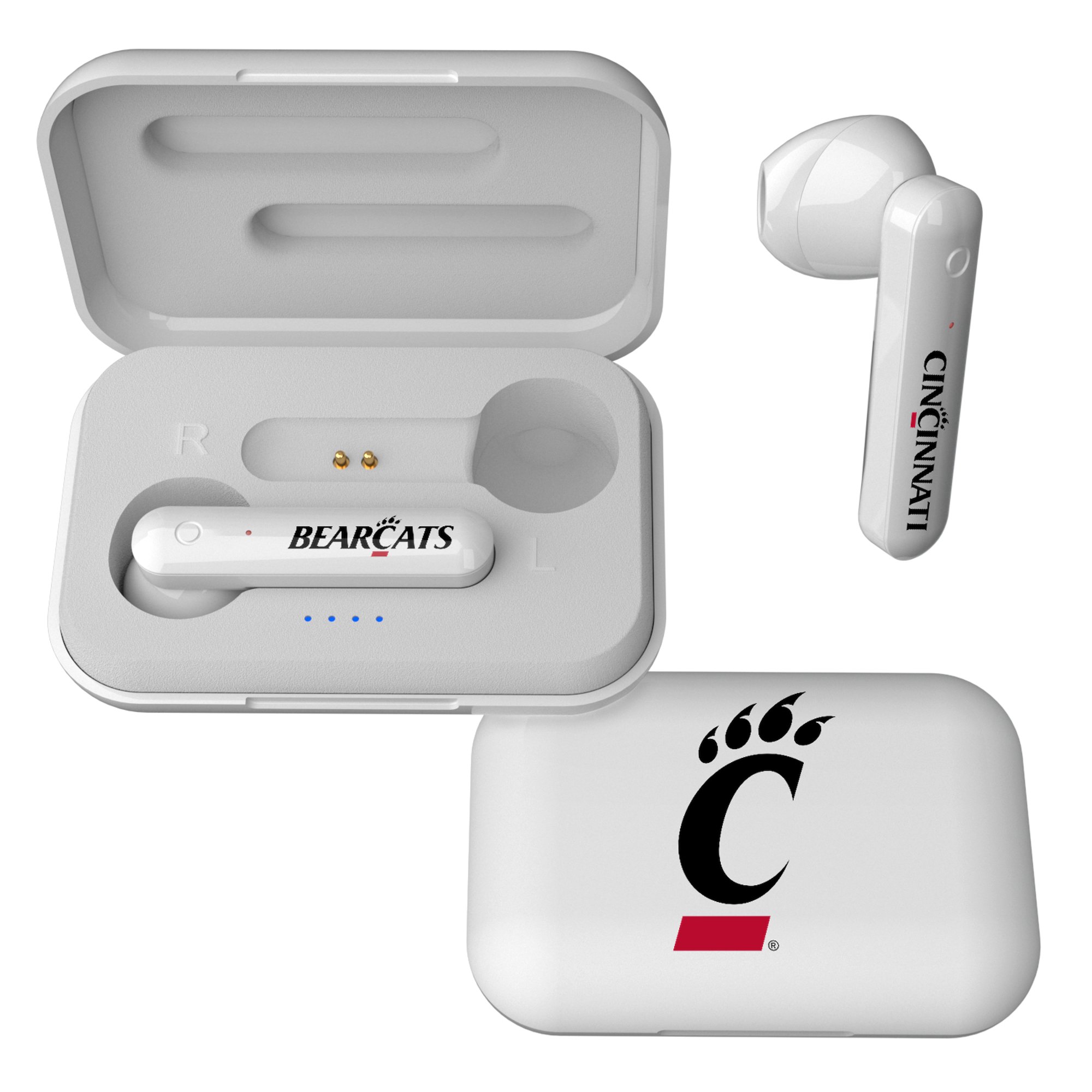 Keyscaper Cincinnati Bearcats  Wireless TWS Insignia Design Earbuds