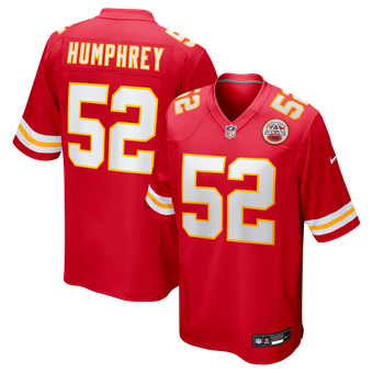 Men's Nike Creed Humphrey Red Kansas City Chiefs Game Jersey