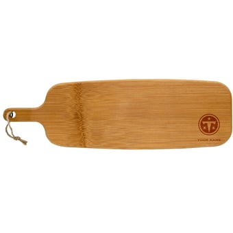 Tennessee Titans Personalized Bamboo Paddle Serving Board