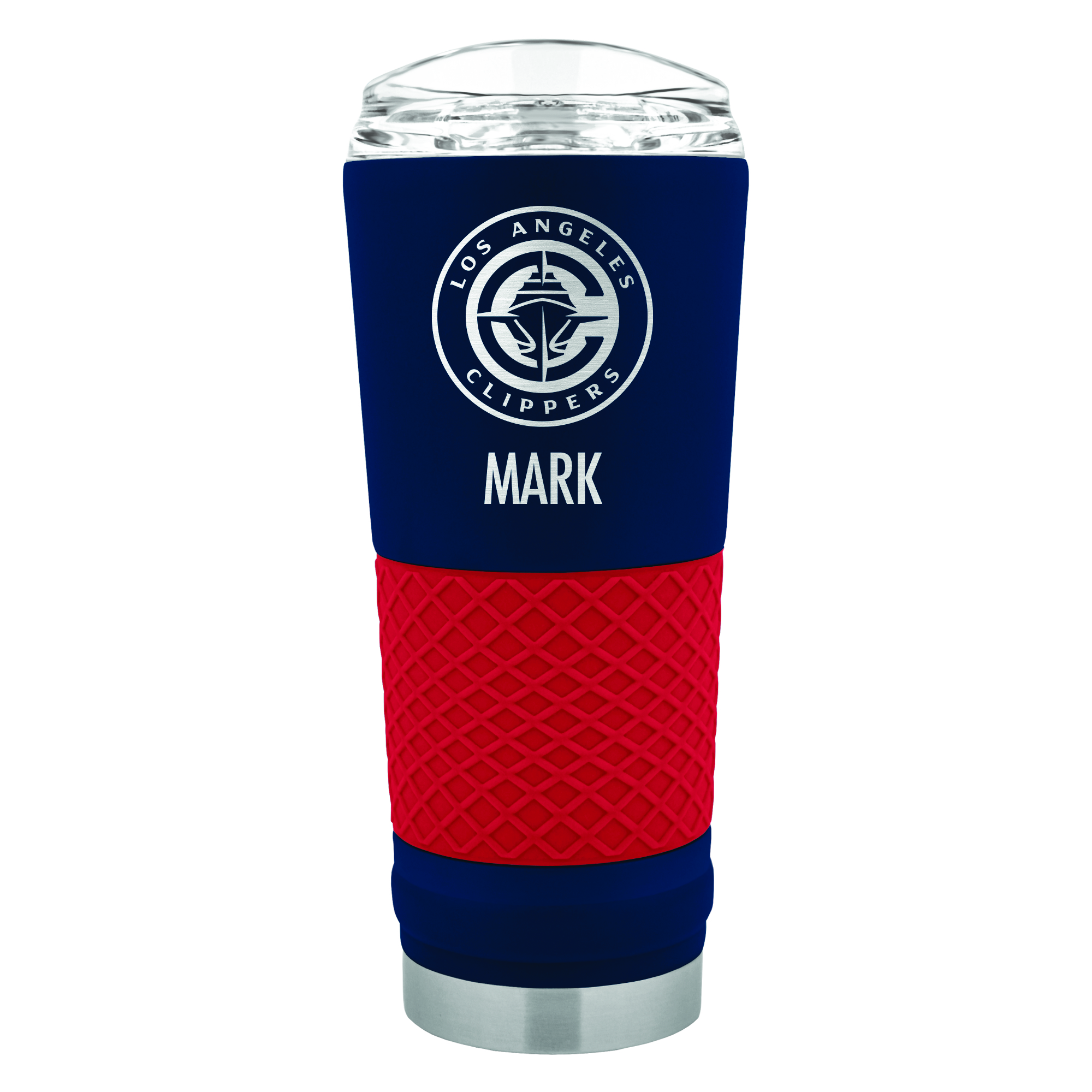LA Clippers 24oz. Personalized Team Color Draft Tumbler