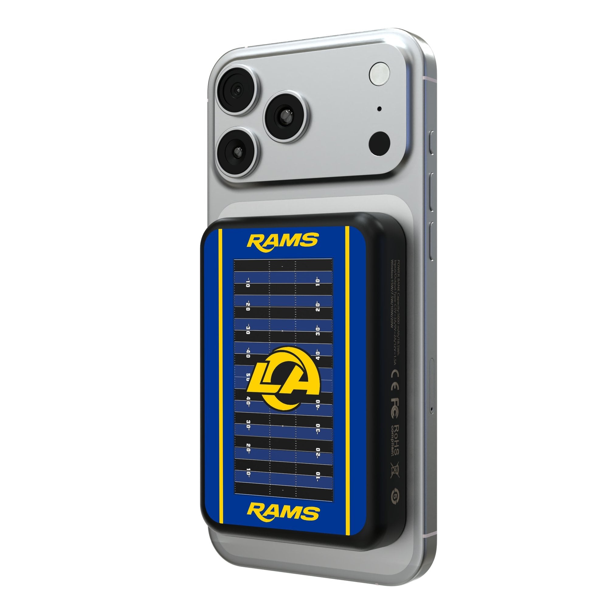 Los Angeles Rams Field Wireless Power Bank Los Angeles Rams Field Wireless Power Bank