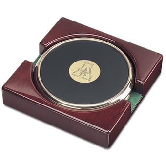 Gold Appalachian State Mountaineers Two-Piece Coaster Set