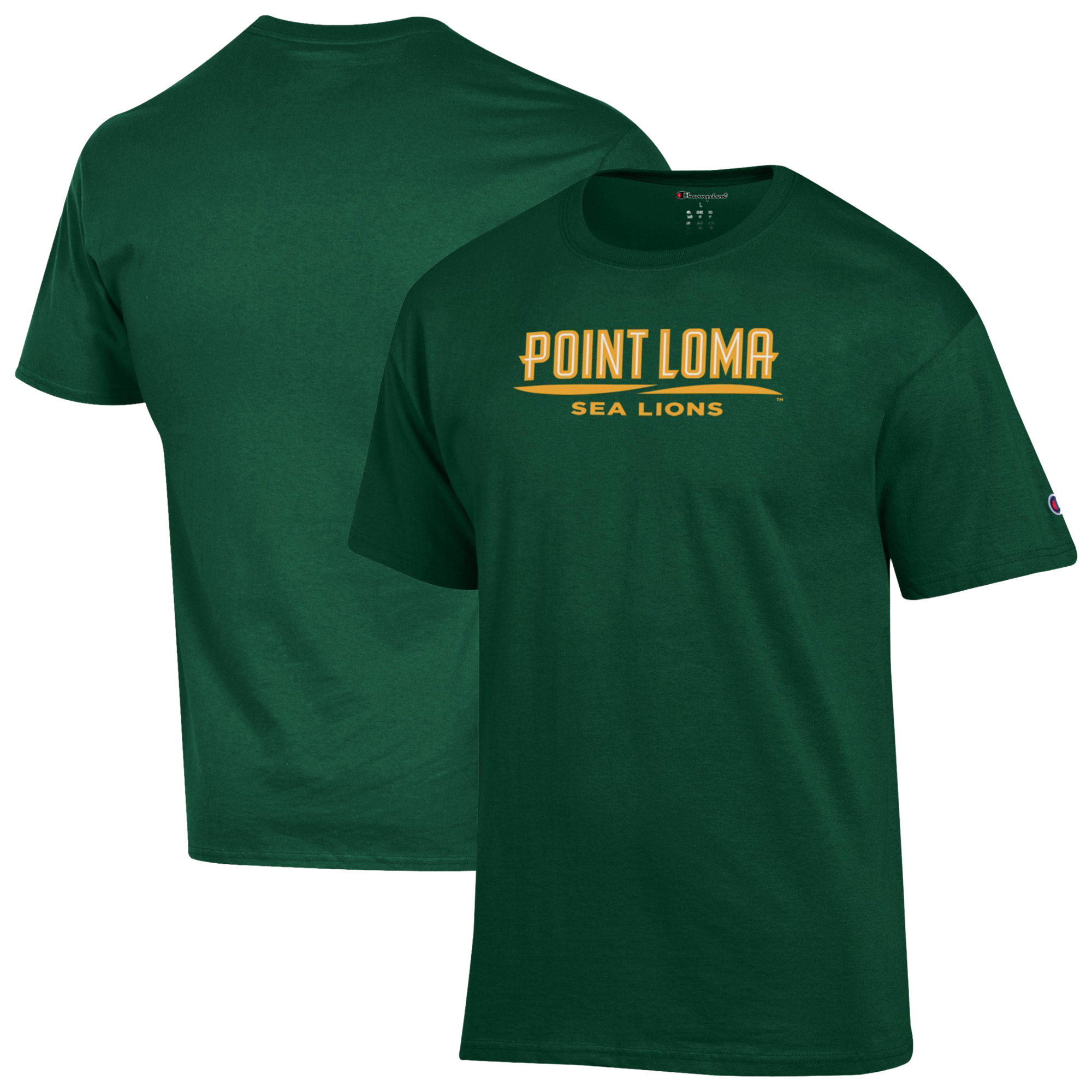 Men's Champion Green Point Loma Sea Lions Est. Date Jersey T-Shirt
