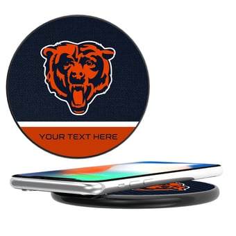 Keyscaper  Chicago Bears Personalized 15 Watt Wireless Induction Charger