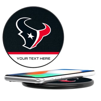 Keyscaper  Houston Texans Personalized 15 Watt Wireless Induction Charger