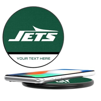 Keyscaper  New York Jets Personalized 15 Watt Wireless Induction Charger