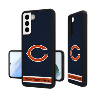 Chicago Bears Personalized Stripe Design Galaxy Bump Case