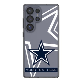Dallas Cowboys Personalized Tilt Design Galaxy Clear Case