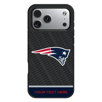 Keyscaper New England Patriots Personalized Bump Case with 8.2ft Drop Protection