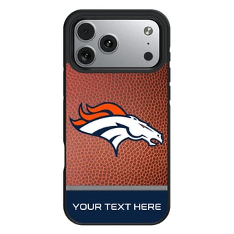 Keyscaper Denver Broncos Personalized Bump Case with 8.2ft Drop Protection