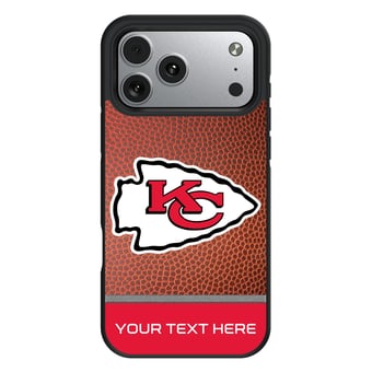 Keyscaper Kansas City Chiefs Personalized Bump Case with 8.2ft Drop Protection