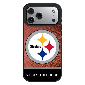 Keyscaper Pittsburgh Steelers Personalized Bump Case with 8.2ft Drop Protection