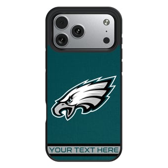 Keyscaper Philadelphia Eagles Personalized Bump Case with 8.2ft Drop Protection
