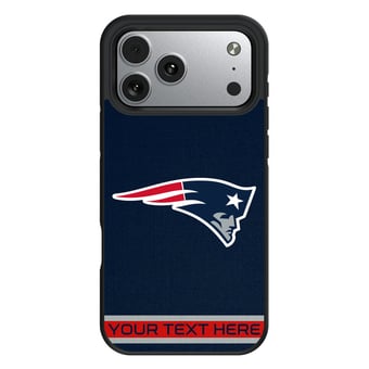 Keyscaper New England Patriots Personalized Bump Case with 8.2ft Drop Protection