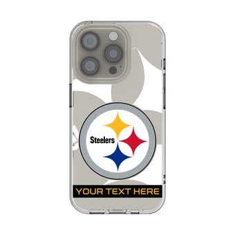 Pittsburgh Steelers Personalized Tilt Design iPhone Clear Case