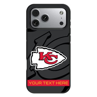 Keyscaper Kansas City Chiefs Personalized Bump Case with 8.2ft Drop Protection