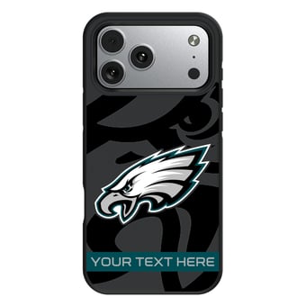 Keyscaper Philadelphia Eagles Personalized Bump Case with 8.2ft Drop Protection