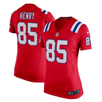 Women's Nike Hunter Henry Red New England Patriots  Team Game Jersey