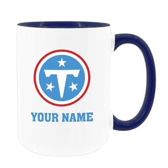 Tennessee Titans 15oz. Personalized Ceramic Mug