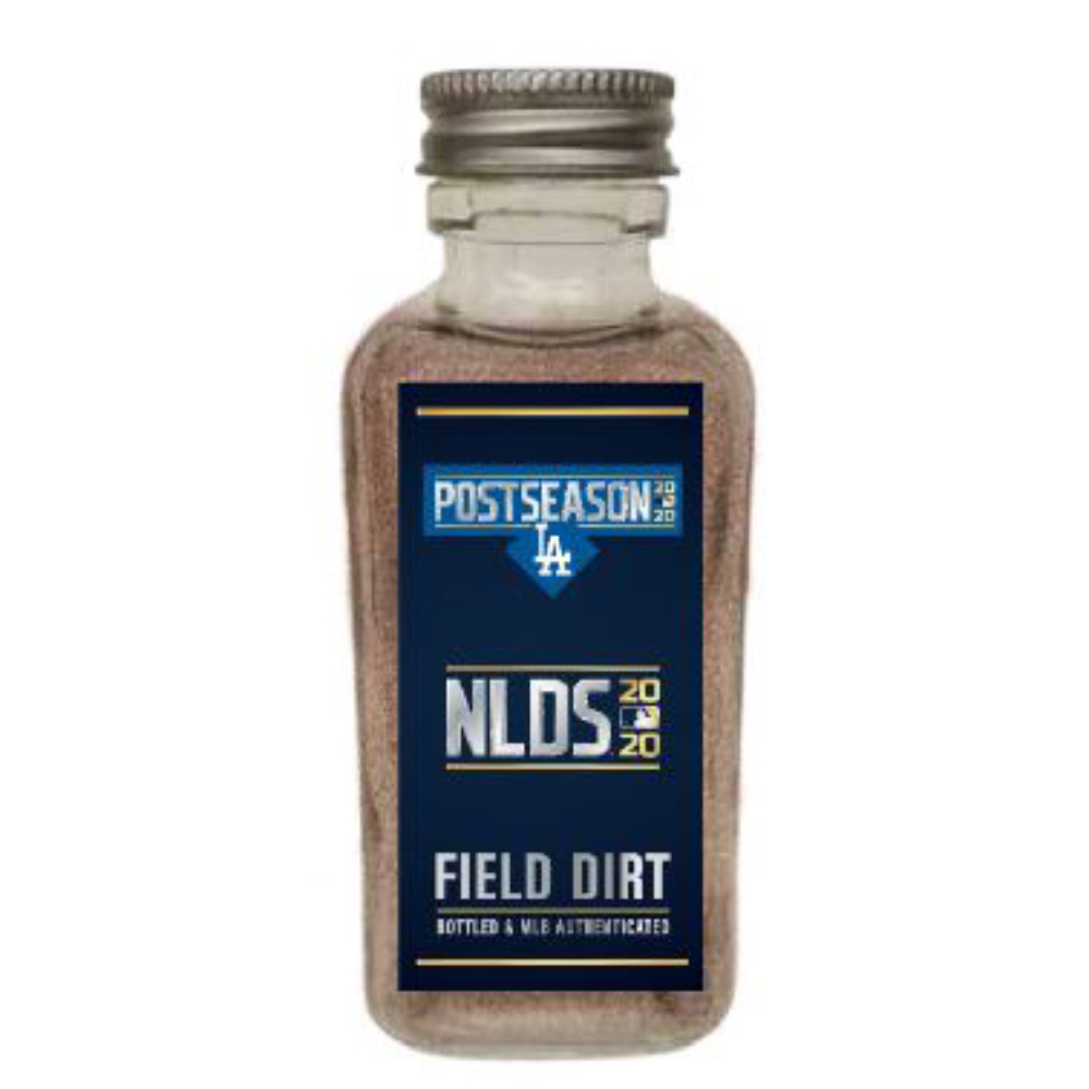 Los Angeles Dodgers vs. San Diego Padres Game-Used Dirt Jar from Game 3 of 2020 NLDS – Dodgers Clinch Spot in the NLCS Los Angeles Dodgers vs. San Diego Padres Game-Used Dirt Jar from Game 3 of 2020 NLDS – Dodgers Clinch Spot in the NLCS