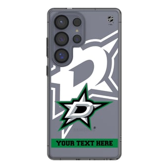 Keyscaper Dallas Stars Personalized Tilt Design Galaxy Clear Case