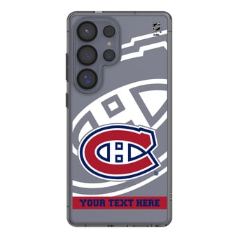 Keyscaper Montreal Canadiens Personalized Tilt Design Galaxy Clear Case