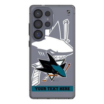 Keyscaper San Jose Sharks Personalized Tilt Design Galaxy Clear Case
