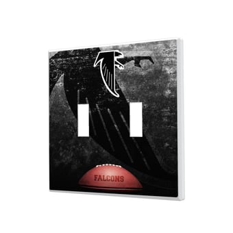 Atlanta Falcons Legendary Design Double Toggle Lightswitch Plate