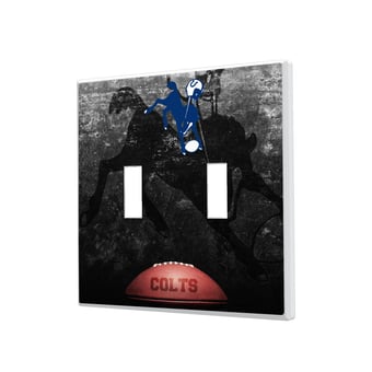 Baltimore Colts Legendary Design Double Toggle Lightswitch Plate