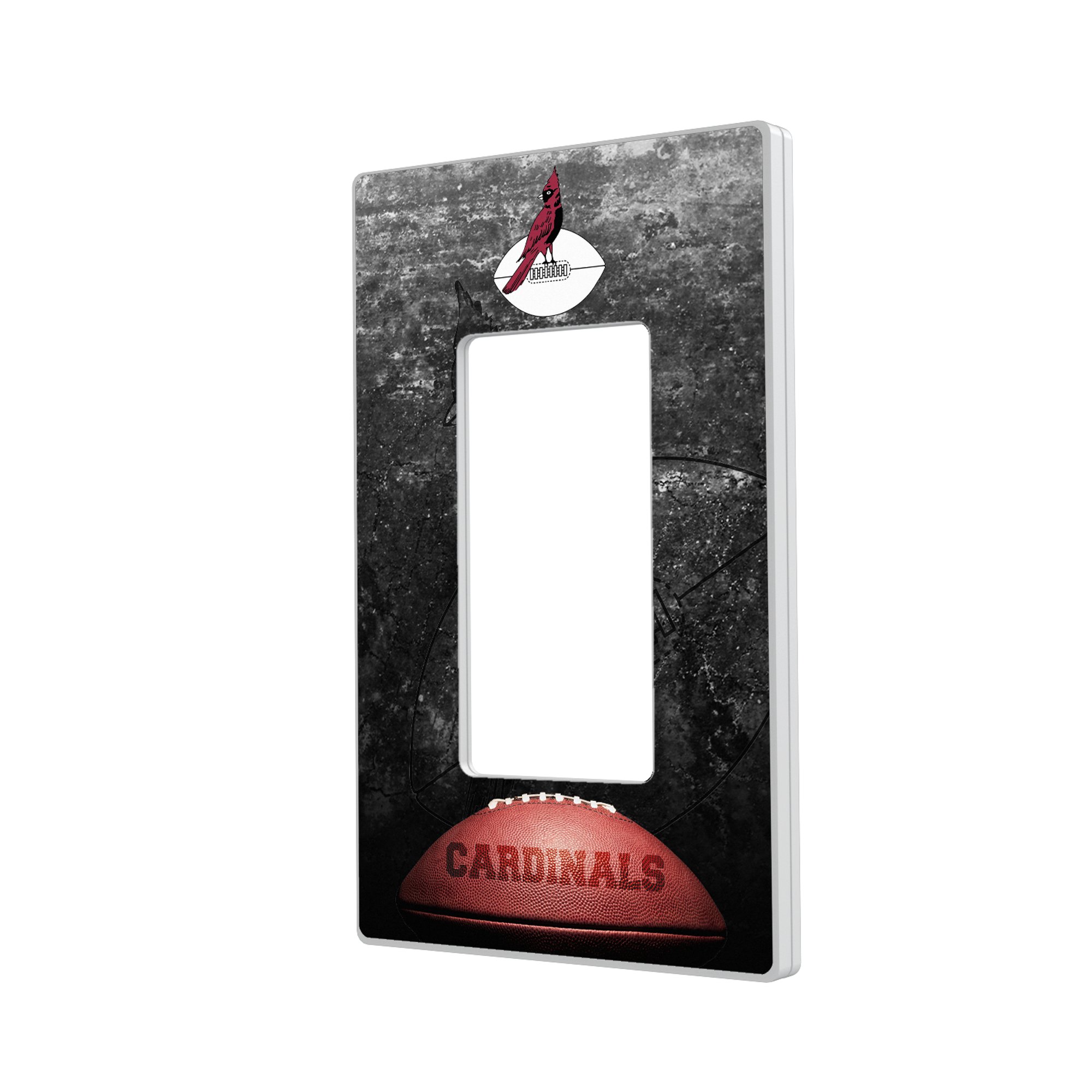 Chicago Cardinals Legendary Design Single Rocker Lightswitch Plate