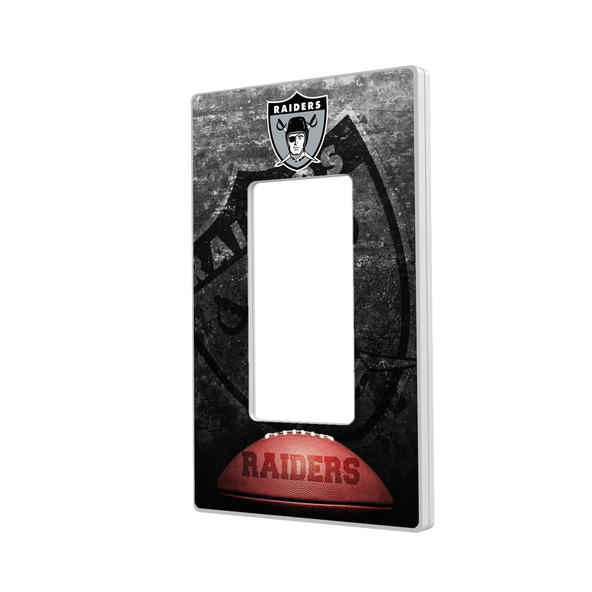 Oakland Raiders Legendary Design Single Rocker Lightswitch Plate