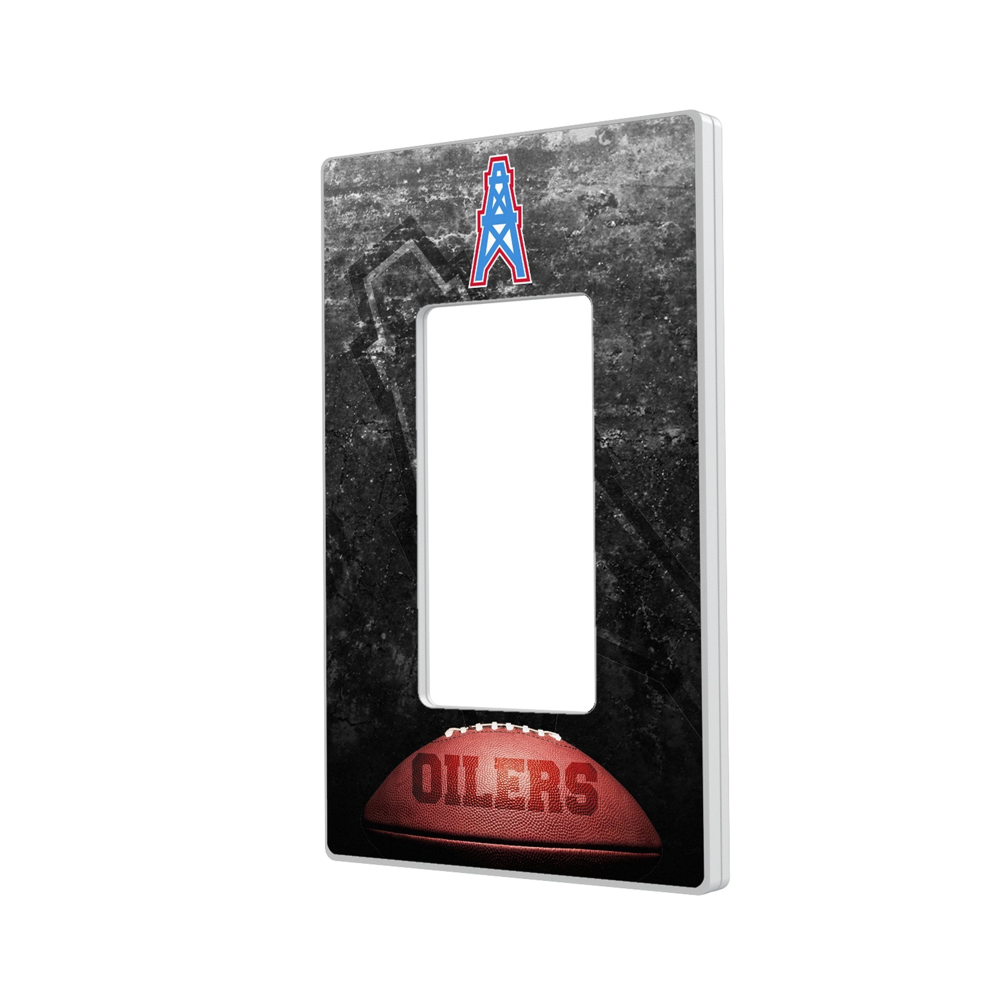 Houston Oilers Legendary Design Single Rocker Lightswitch Plate